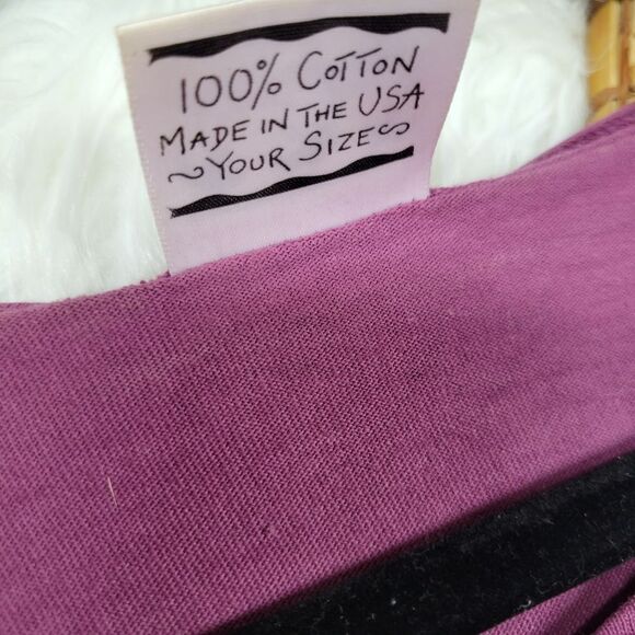 Artworks Graphic Boxy Shirt Hand‎ paint Art to wear Lagenlook - Picture 5 of 6